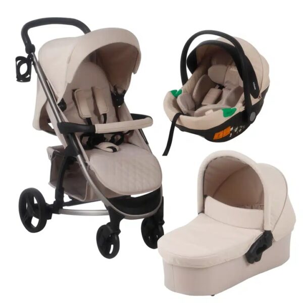 My Babiie MB200i Billie Faiers iSize Travel System Oatmeal