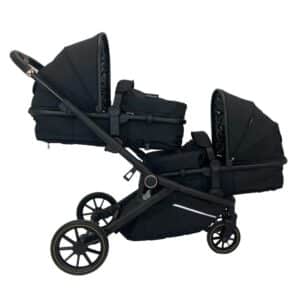 My Babiie MB33 Dani Dyer Tandem Pushchair Black Leopard