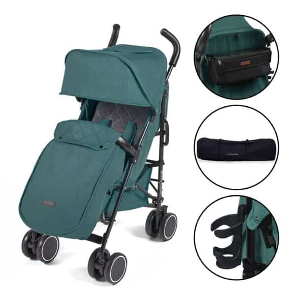 Ickle Bubba Discovery Prime Stroller Teal Black