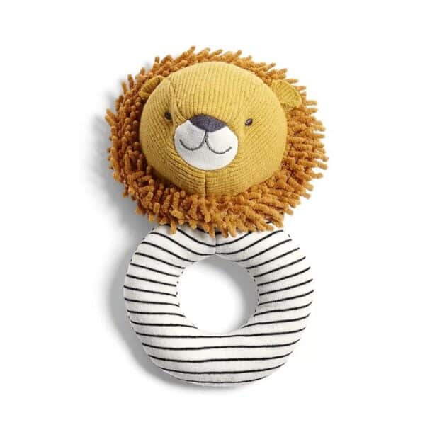 Mamas & Papas Lion Rattle Grabber Toy