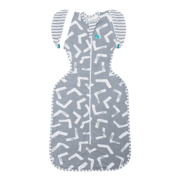 Love to Dream Swaddle Up Bamboo Transition Bag Grey Print Large
