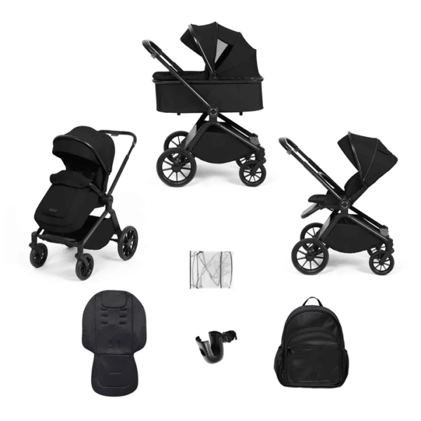 Ickle Bubba Altima 2 in 1 Pushchair and Carrycot Black Ex Display